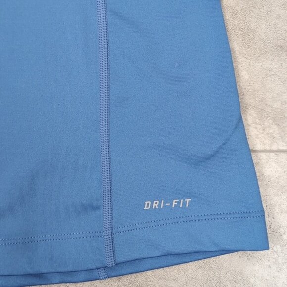 Nike Dri Fit Tank Top Slim Athletic Sporty Yoga Racerback Blue Womens Size Small - Picture 8 of 10
